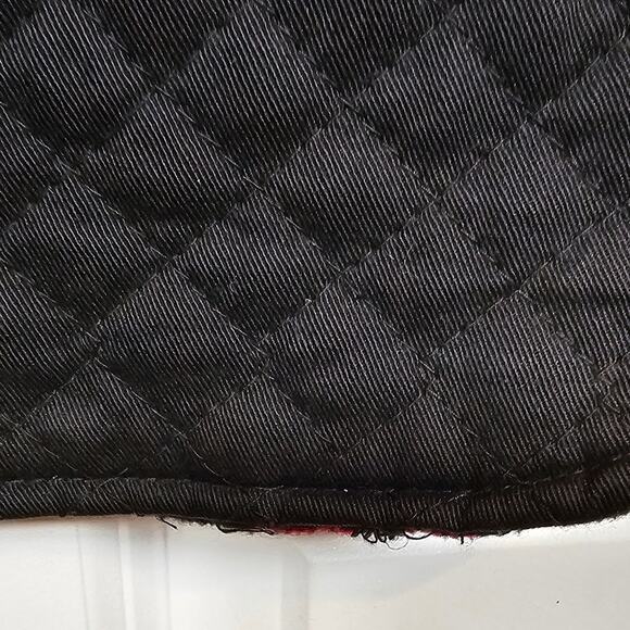 Vintage Claybrooke Outdoors Men's Size Large Wool Blend Red Buffalo Plaid Vest - Picture 5 of 6